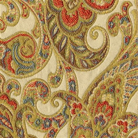 paisley jacquard upholstery fabric